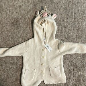 Gap baby unicorn cardigan